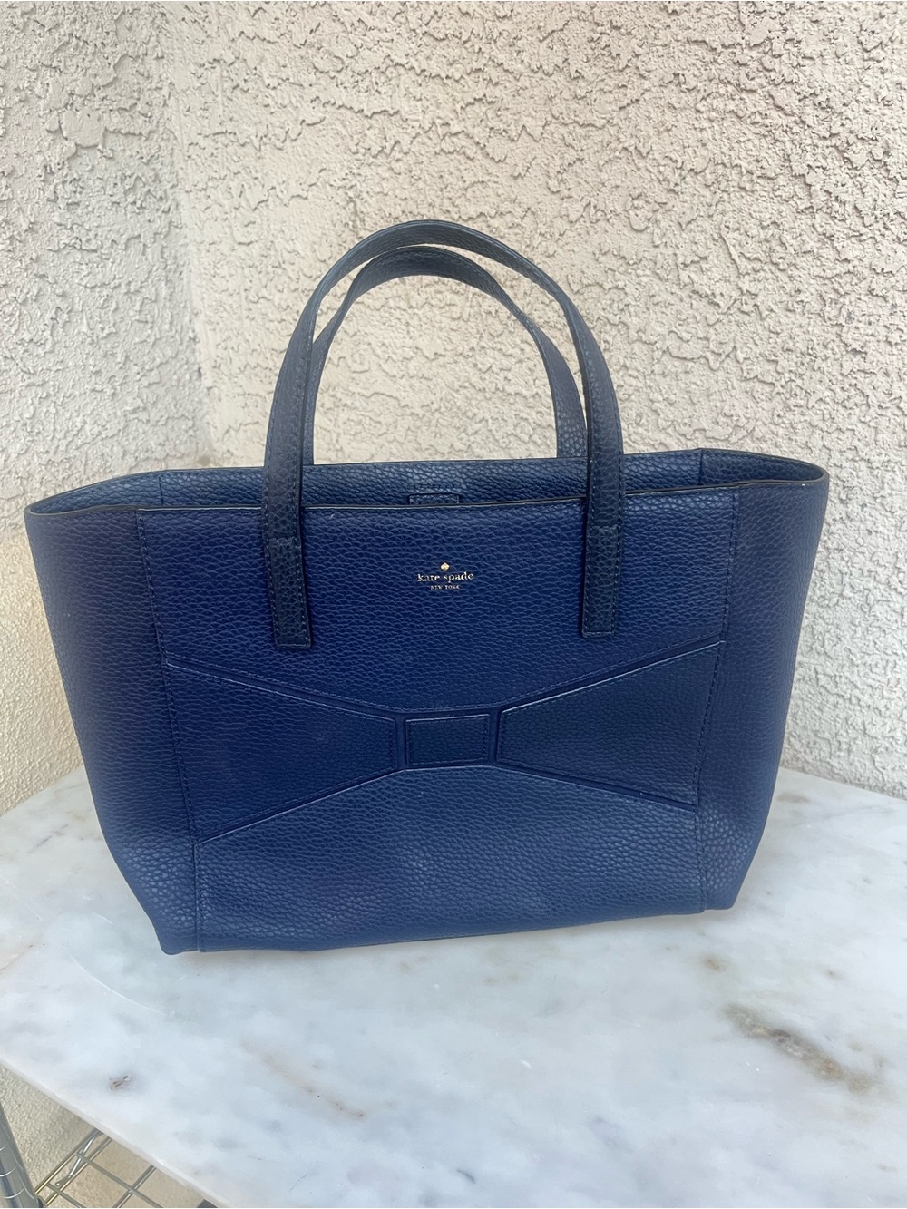 Kate Spade leather bow handbag